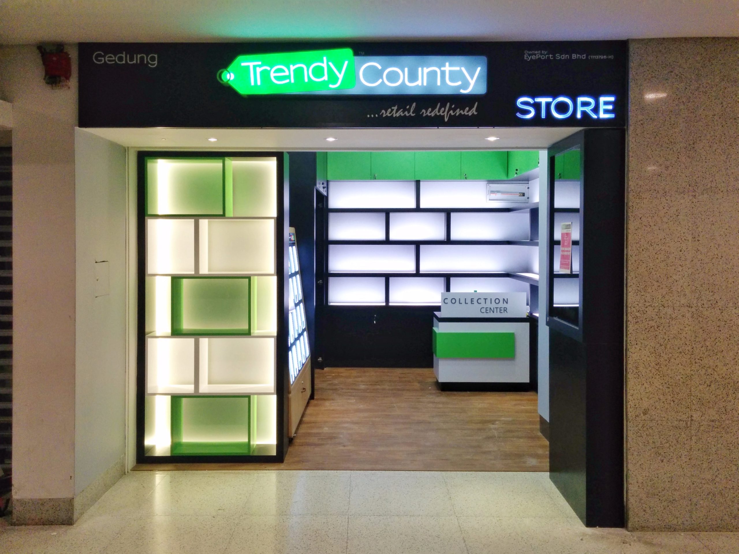 Retail - trendy county - facade 1